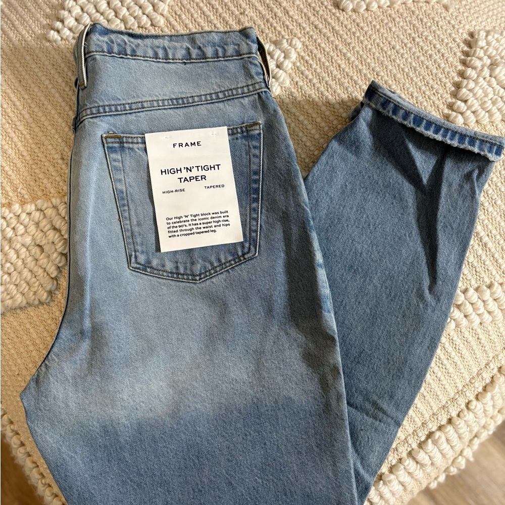 Frame High 'N' Tight Taper Jeans